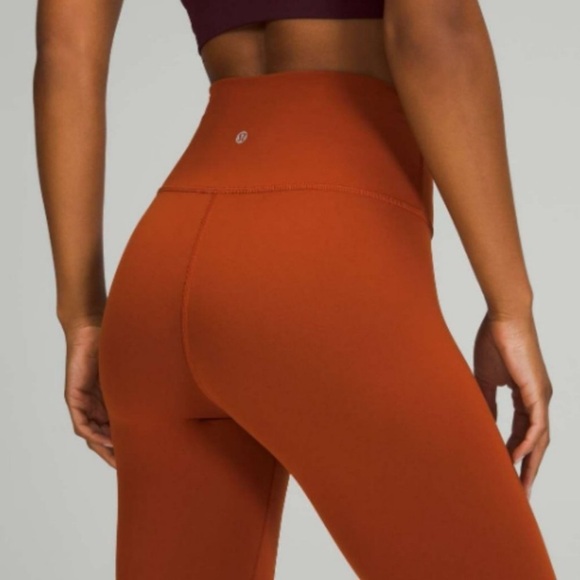 lululemon athletica Pants - Lululemon Wunder Train High Rise Tight, Aztec Brick, Size 18